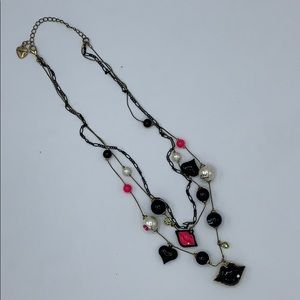 Betsey Johnson - Multilayer Lips Necklace